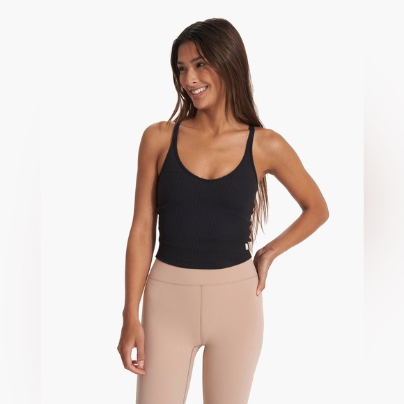 Vuori Tops - Vuori Rib Crop Tank